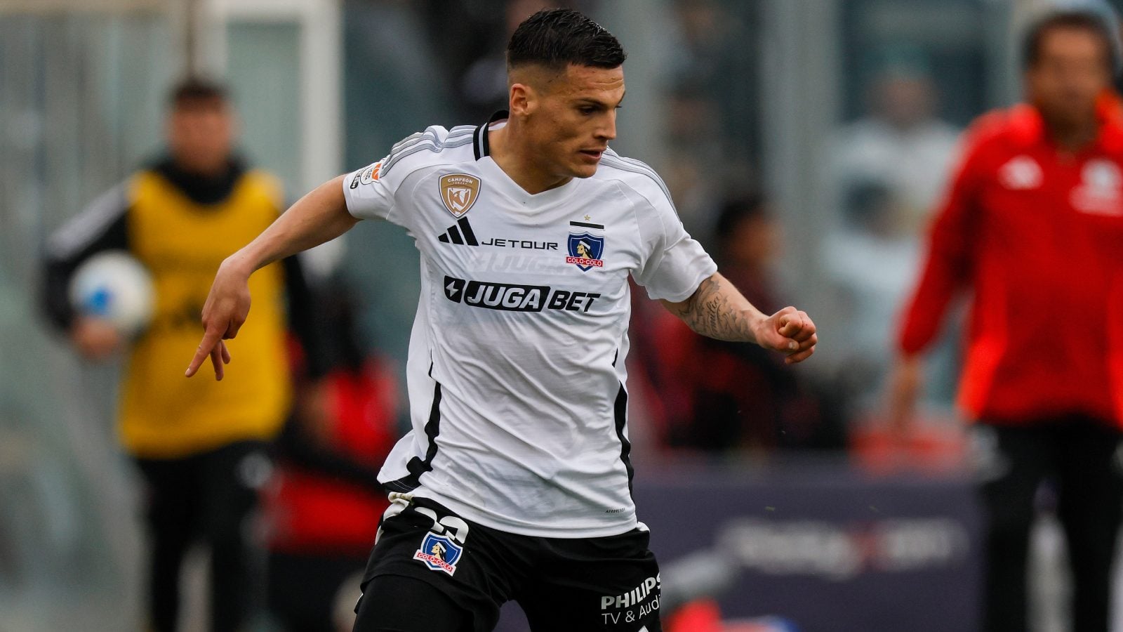 Lucas Cepeda jugando por Colo Colo