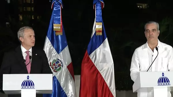 Kast se reunió con mandatario dominicano