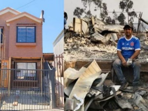 Vecino de Lirquén perdió su casa el mismo día que la terminó de construir