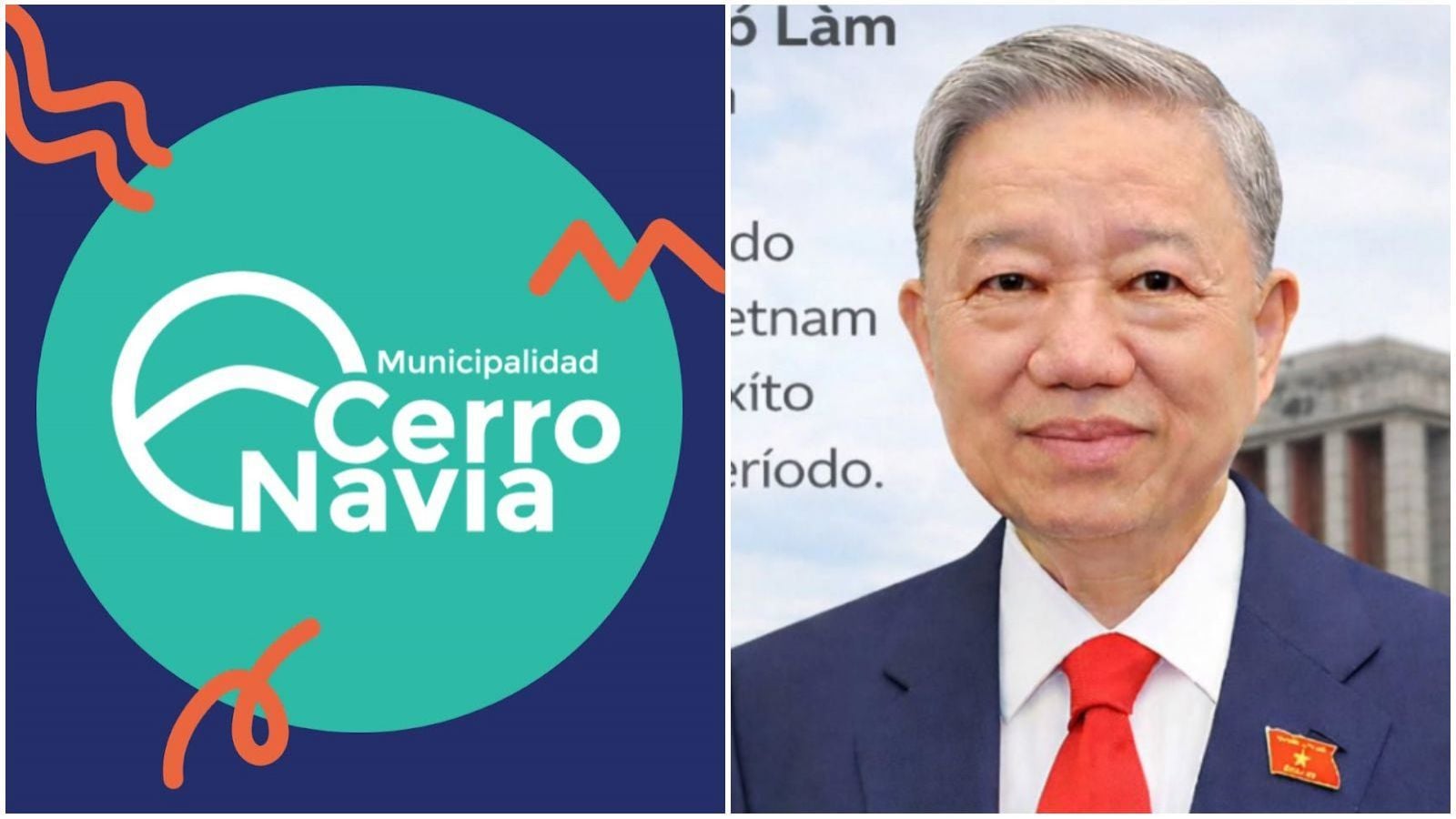 Cerro Navia felicita a PC de Vietnam