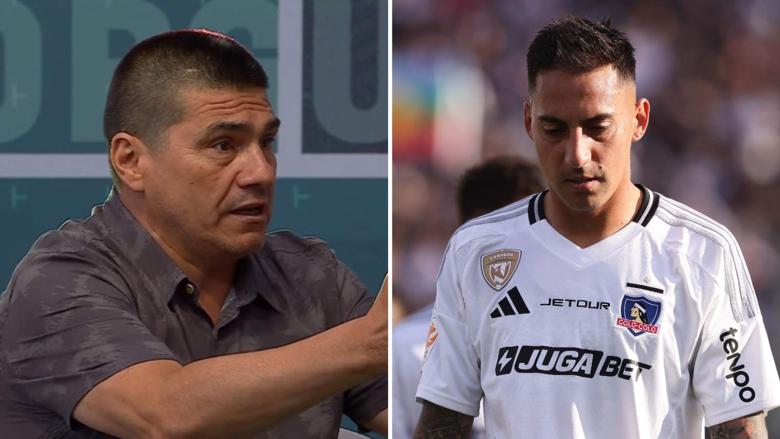 Marcelo 'Toby' Vega y Javier Correa de Colo Colo