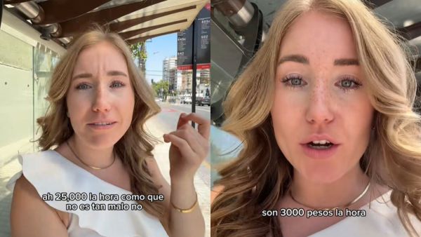 Influencer alemana se sorprende por el pago laboral en Chile