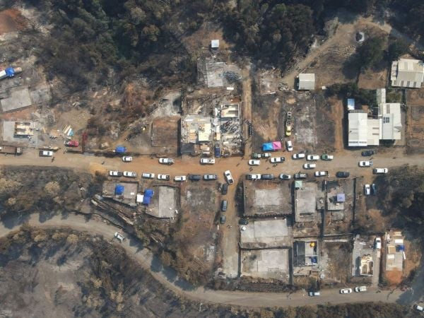 Incendio forestal. Foto referencial.