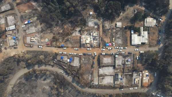 Incendio forestal. Foto referencial.