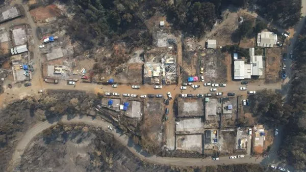 Incendio forestal. Foto referencial.