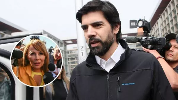 Joaquín Lavín León y Cathy Barriga.