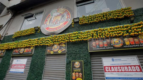 Santiago clausuró un local de 'El Rey de las Micheladas'