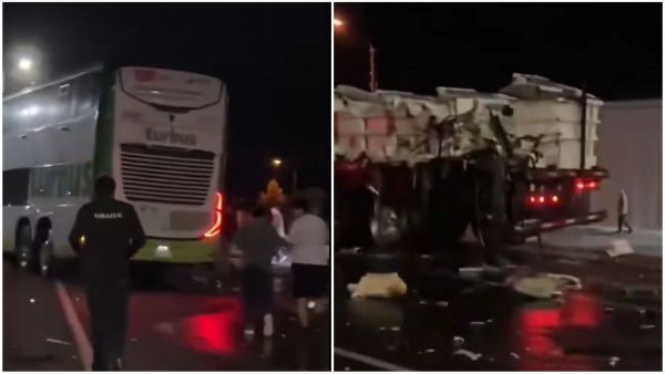 Accidente Turbus en Ruta 5 Sur