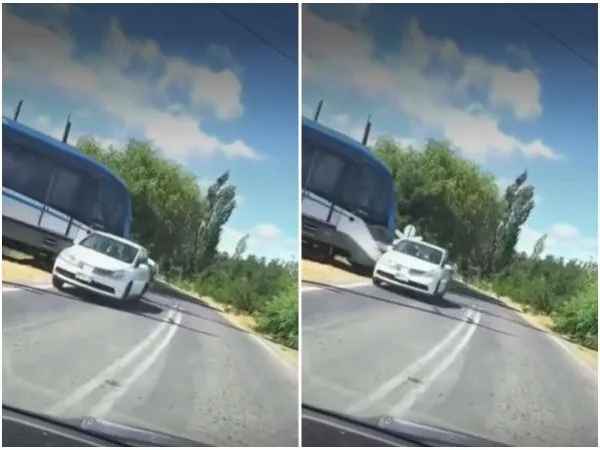 Irresponsable maniobra de conductor en Talca