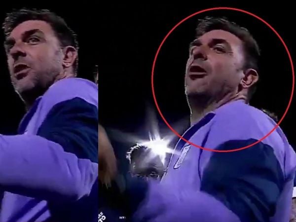 Pablo Guede recriminó a uno de sus jugadores en pleno debut de Alianza Lima