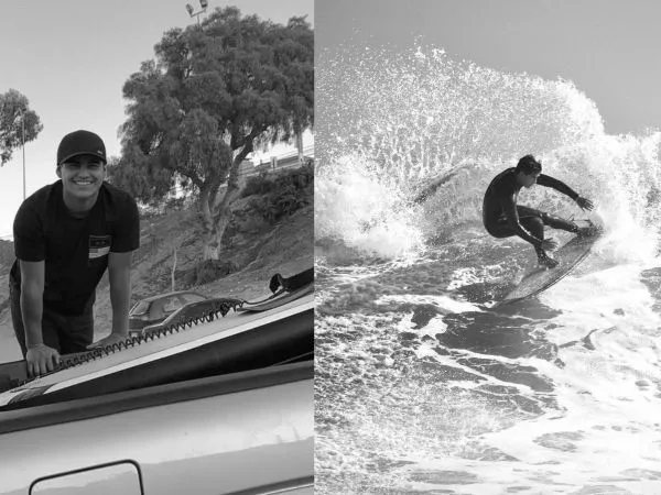 Lucas Encina, el surfista que falleció en trágico accidente en moto