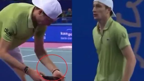 El extraño gesto de Ugo Humbert que está bajo sospecha