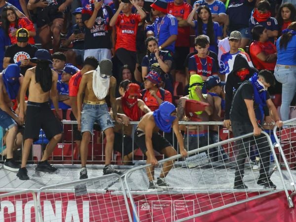 Universidad de Chile anunció querella contra 13 personas por incidentes en el estadio Nacional