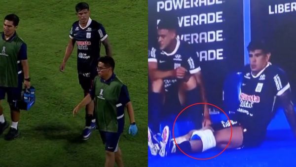 Esteban Pavez salió lesionado en su debut con Alianza Lima