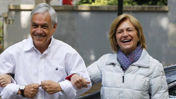 Sebastián Piñera y Evelyn Matthei