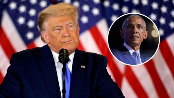 Donald Trump sube video de los Obama como monos.
