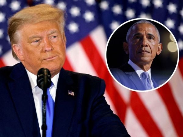 Donald Trump sube video de los Obama como monos.