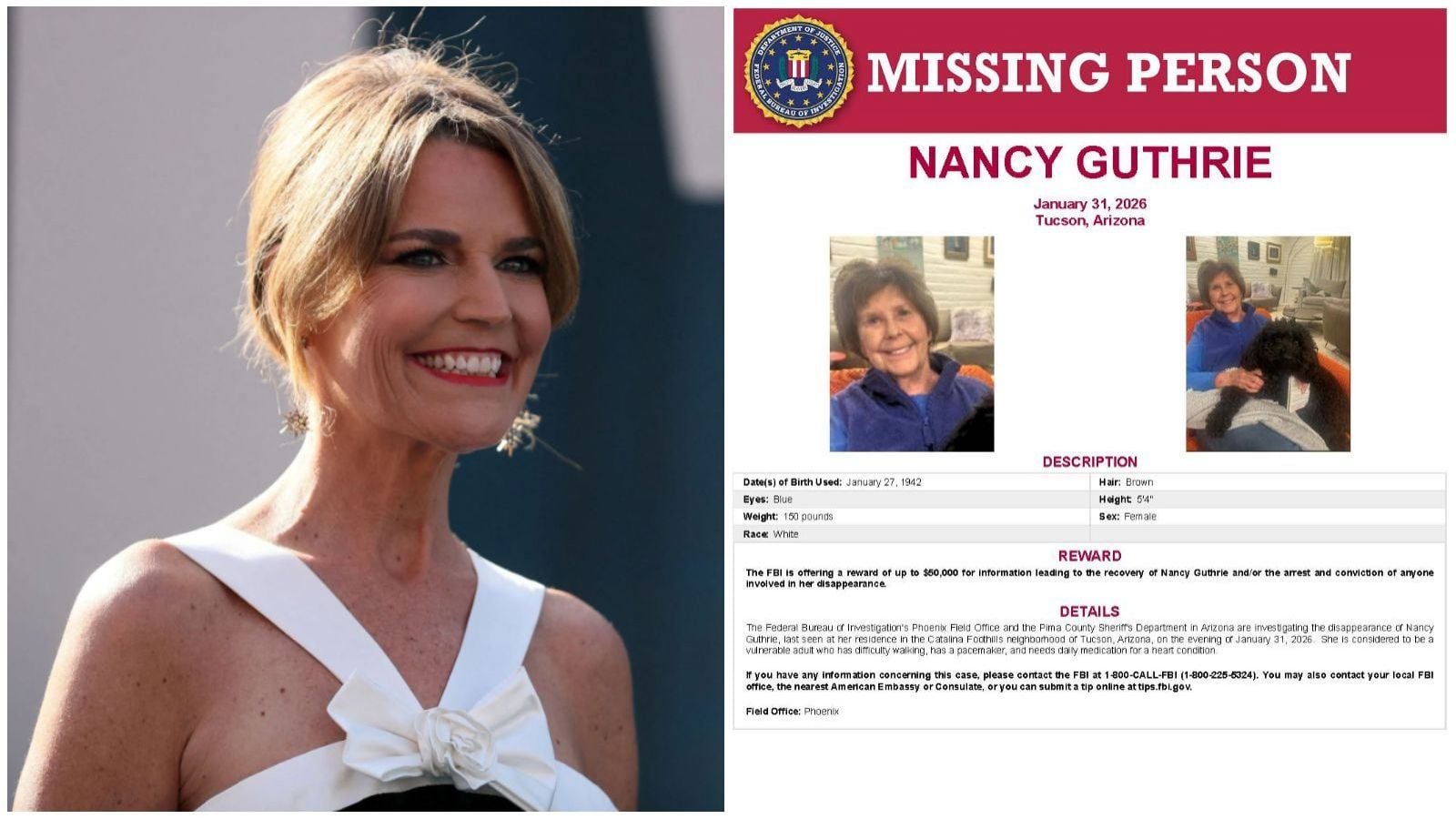 FBI ofrece una recompensa por información sobre la madre de periodista de EE.UU. que fue secuestrada