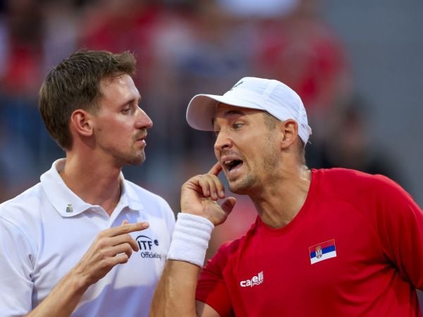 Dusan Lajovic sufrió un accidente en Copa Davis ante Chile
