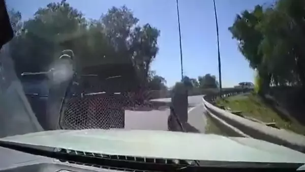 Conductor atropelló a sujeto que intentó hacerle una encerrona en Quilicura.