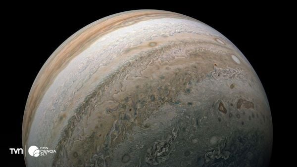 Imágenes de Júpiter por la NASA.