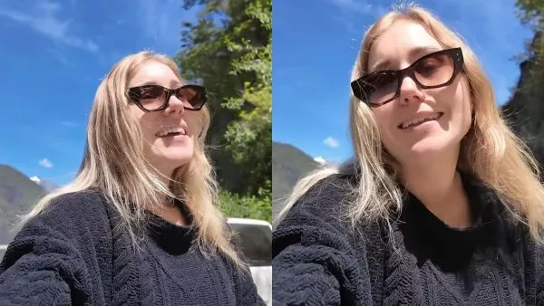 Influencer alemana queda fascinada con la Patagonia chilena