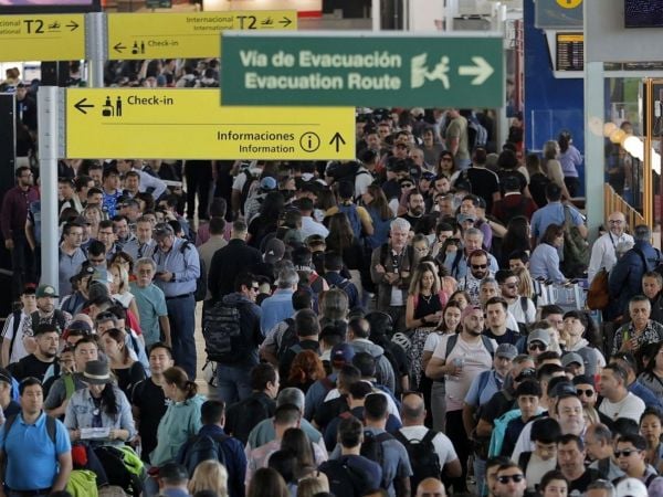 Aeropuerto de Santiago. Foto referencial.