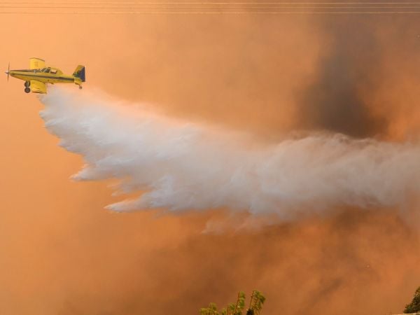 Violento incendio en Vichuquén amenaza a viviendas: