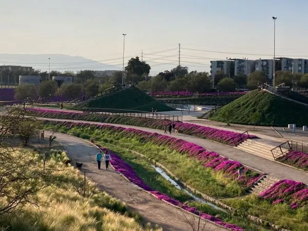 Parque o zona fría de Santiago.