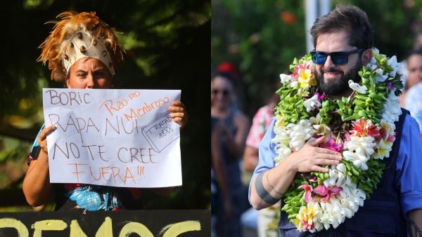 Boric en Isla de Pascua