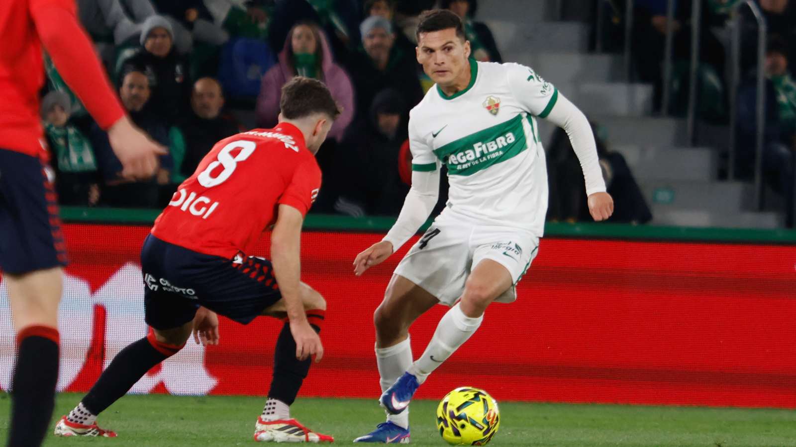 Lucas Cepeda jugando por el Elche