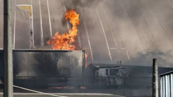 Explosión e incendio en Renca
