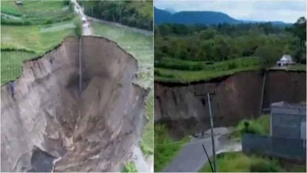 Socavón en Indonesia