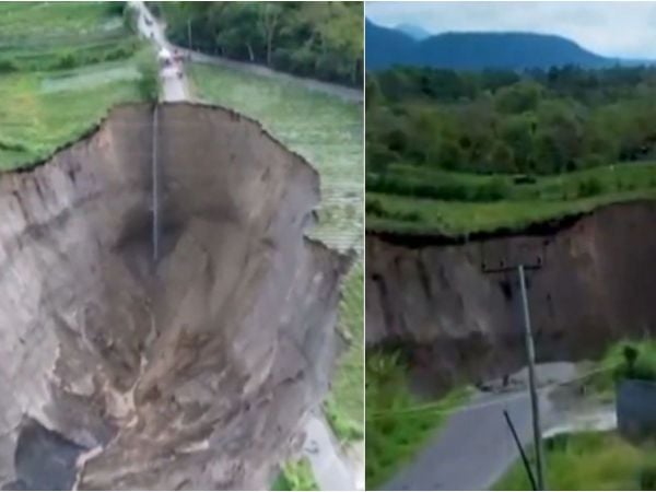 Socavón en Indonesia