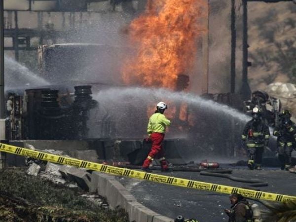 Pareja explosión en Renca