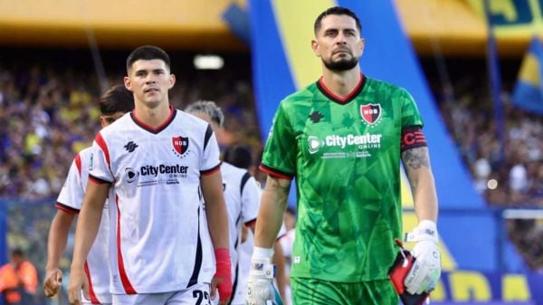 Gabriel Arias, arquero chileno capitán de Newell's Old Boys