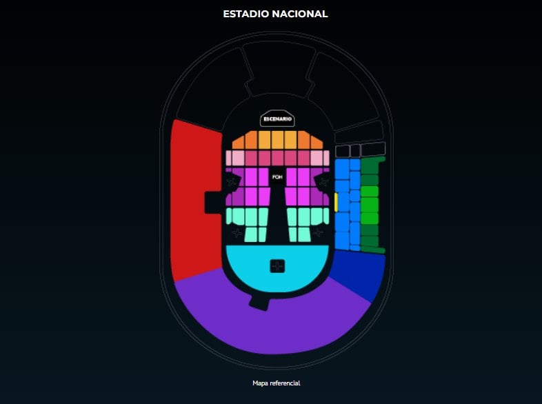 Ubicaciones para Andrea Bocelli en Chile 2026