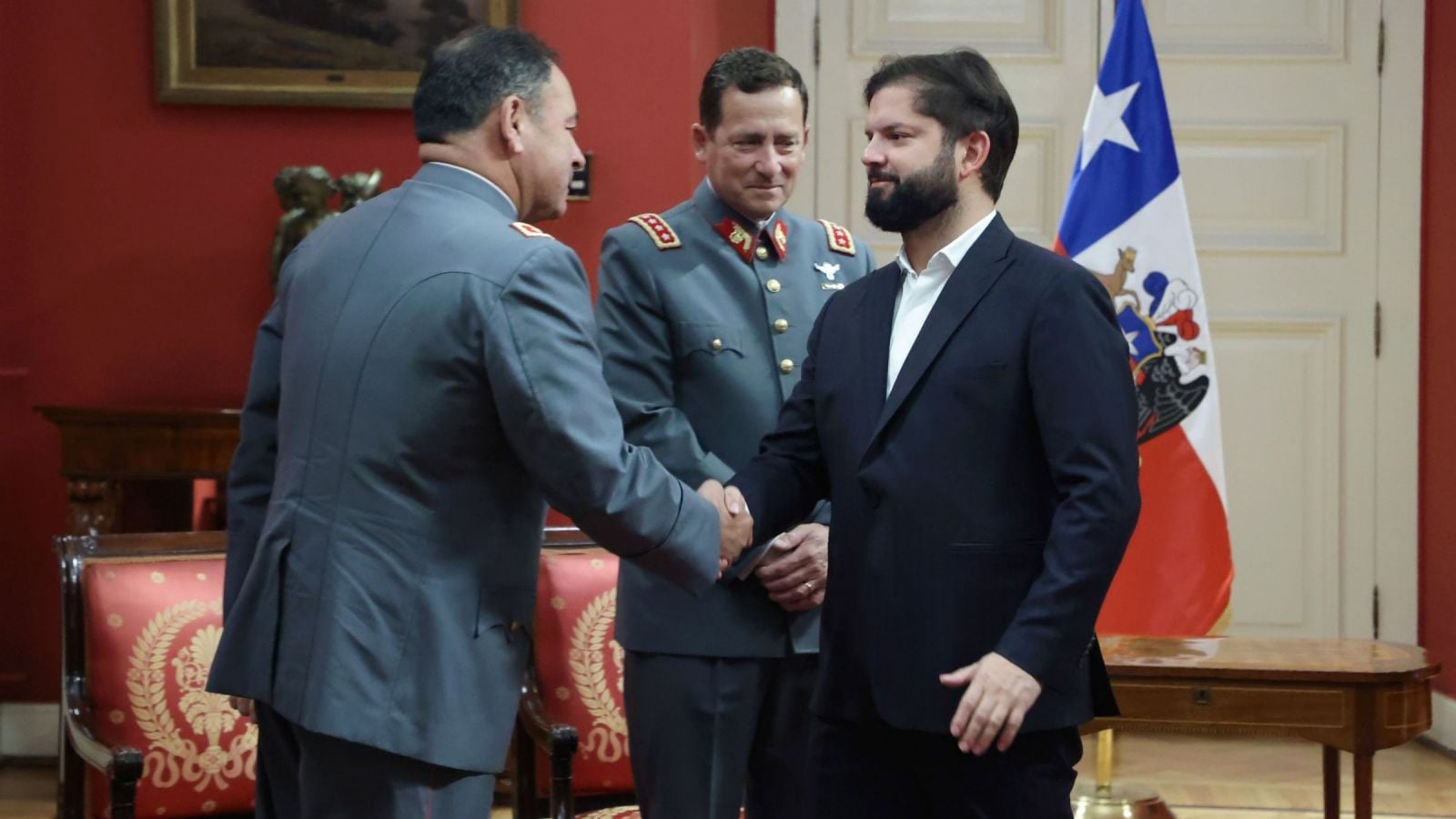 Gabriel Boric y Pedro Varela