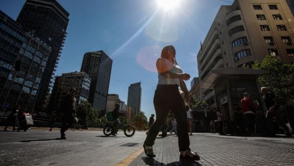 Calor en Santiago