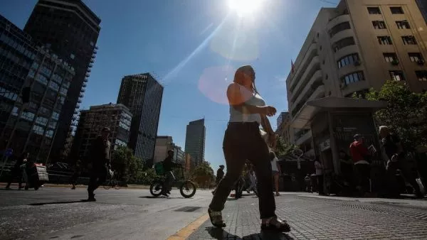 Calor en Santiago