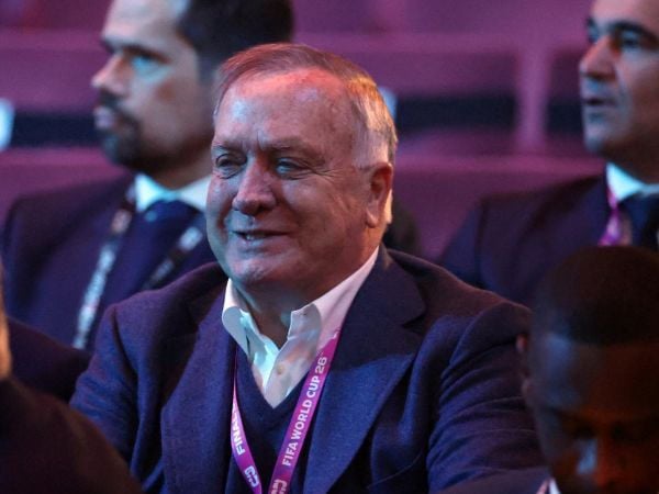 Dick Advocaat en el sorteo del Mundial 2026