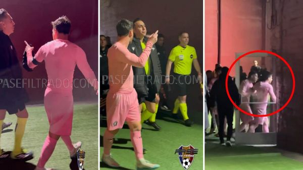 Lionel Messi reclamándole a los árbitros tras partido de la MLS
