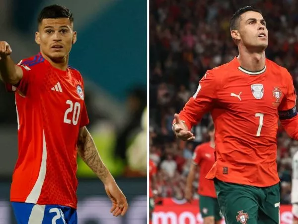 Lucas Cepeda y Cristiano Ronaldo