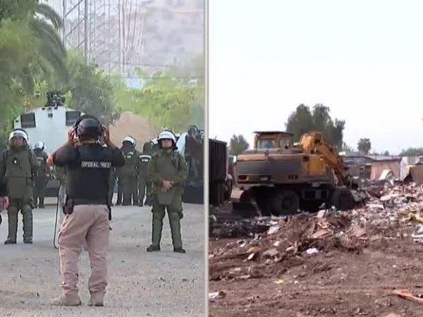 Desalojo en toma Dignidad