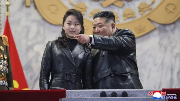 Kim Jong-un y su hija Kim Ju-ae
