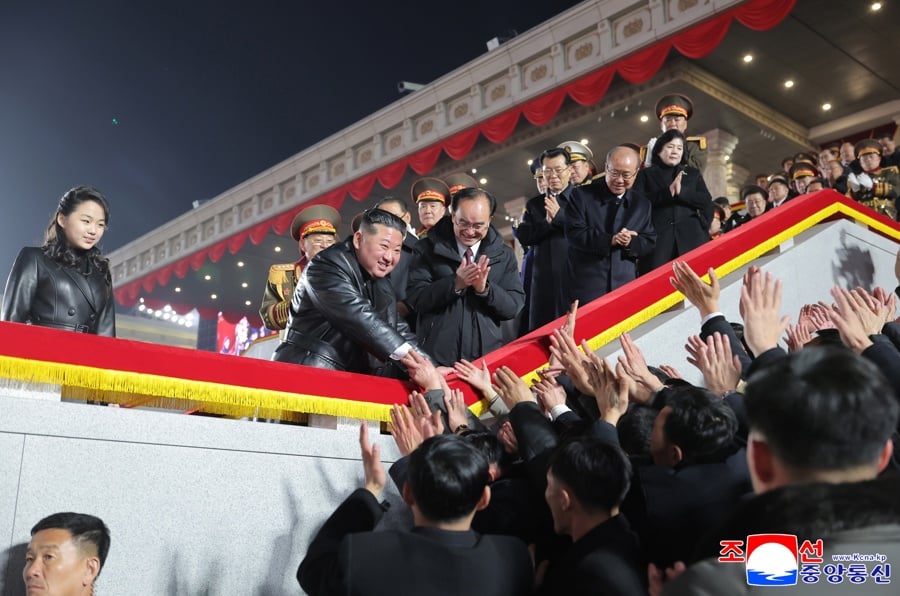 Kim Jong-un y su hija