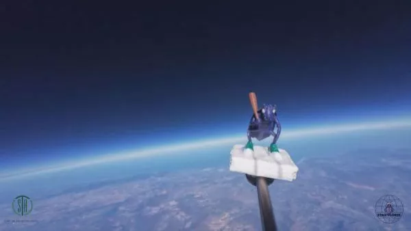 Estudiantes chilenos lanzaron globo a la estratósfera