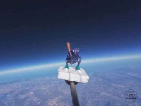 Estudiantes chilenos lanzaron globo a la estratósfera