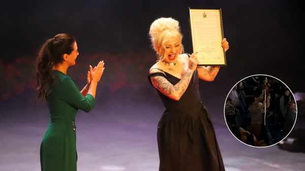 Manifestación marca el nombramiento de Mon Laferte como Hija Ilustre de Viña del Mar