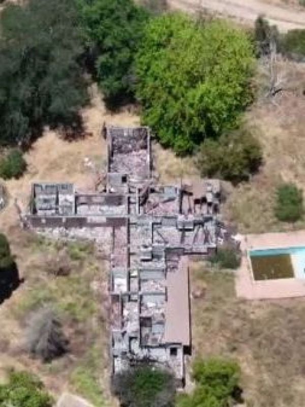 El fundo tomado que ardió en Casablanca